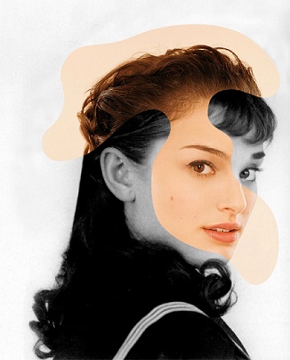 Audrey Hepburn - Natalie Portman per Iconatomy di George Chamoun